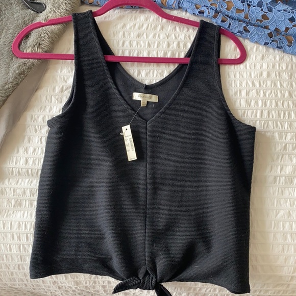 Madewell Knot Waist Tank Top - Picture 2 of 7